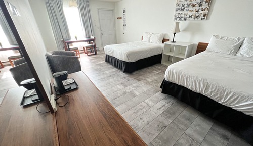 Standard Quadruple Room, 2 Double Beds, Private Bathroom, River View