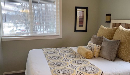 Deluxe Apartment, 1 Queen Bed, Pets Not Allowed, Mountain View