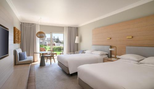 Double Room with 2 Double Beds and Oceanside View