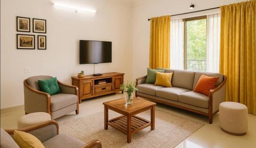 Three-Bedroom Apartment with View