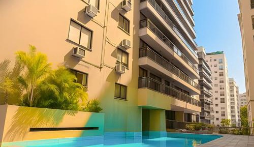 Two-Bedroom Apartment with Pool View