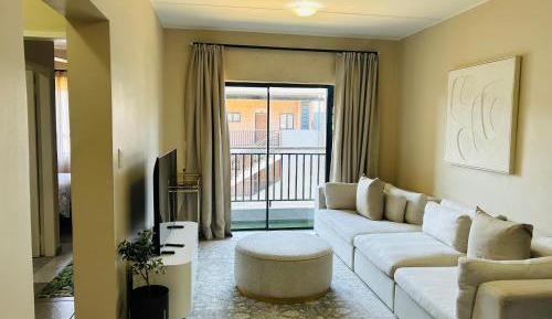 Deluxe Two-Bedroom Apartment with Garden View