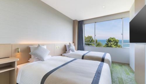 Ocean View Standard Twin Room with Private Bathroom