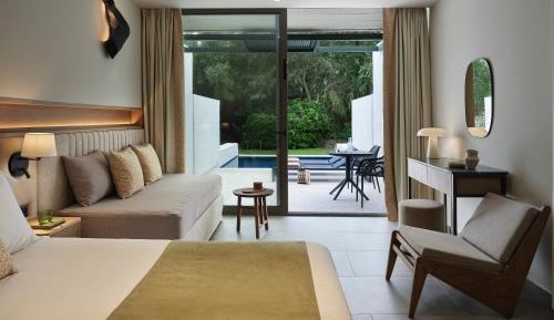 Double Room with Garden View and Private Pool - Bungalow 