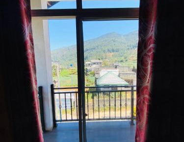 Family Room with Mountain View