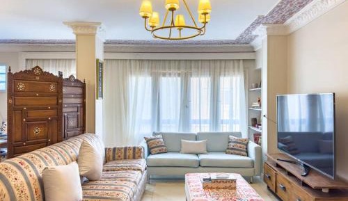 Three-Bedroom Premium Apartment with Balcony