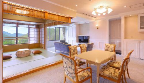 Suite Japanese-Western-Style-Room with 10 Tatami mats - Indoor Bath - Non-Smoking