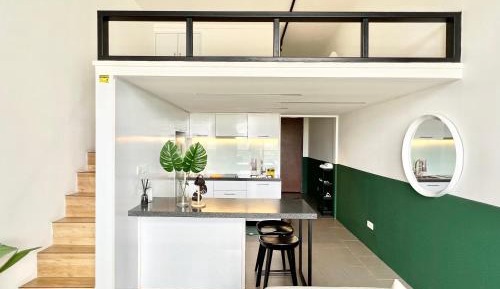 Studio with Balcony