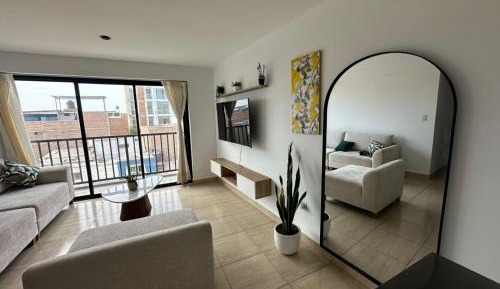 Two-Bedroom Apartment with Balcony and Sea View