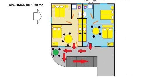 One-Bedroom Apartment with Sea View