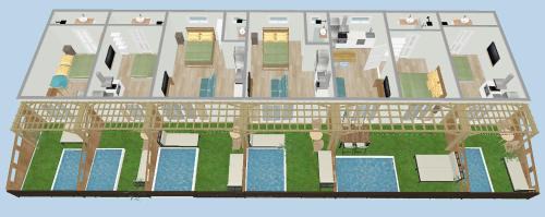 Studio with Pool View