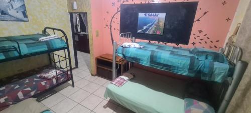 Single Bed in Dormitory Room