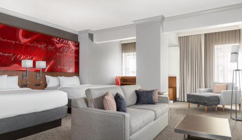 Junior Suite, 2 Queen, Sofa bed