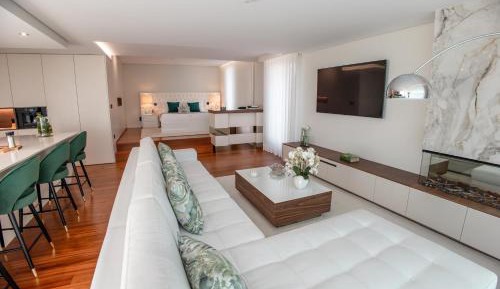 Deluxe One-Bedroom Apartment with City View