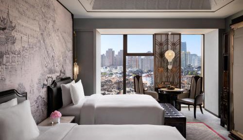 Yu Garden View Twin Room 		