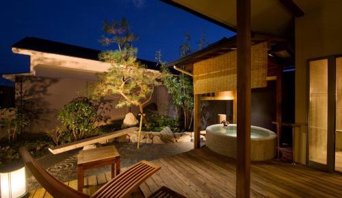 Superior Room with Tatami Area with Open-Air Bath and Garden View