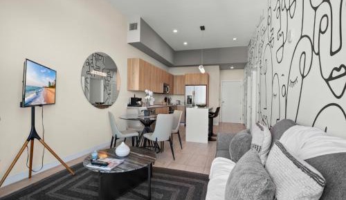 One-Bedroom Apartment with Balcony and City View