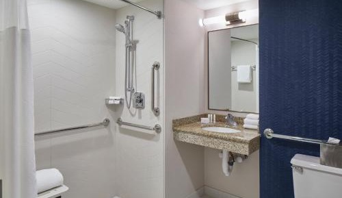 King Room with Roll-in Shower - Mobility and Hearing Accessible