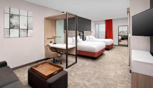 Queen Suite with Two Queen Beds and Sofa Bed