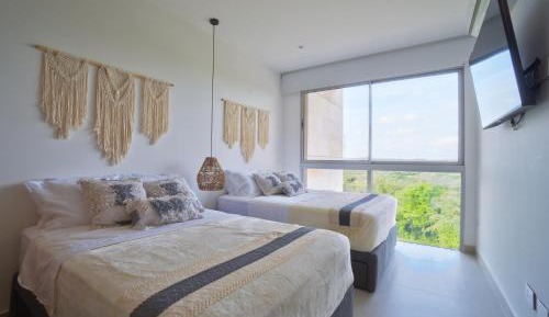 Family Two-Bedroom Apartment with View