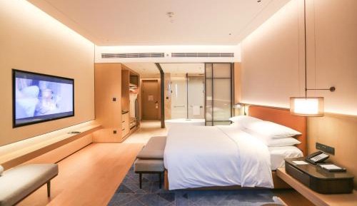 Deluxe King Room with Balcony and City View