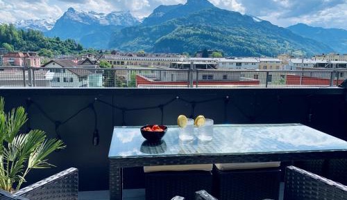 Two-Bedroom Apartment with Balcony and Terrace