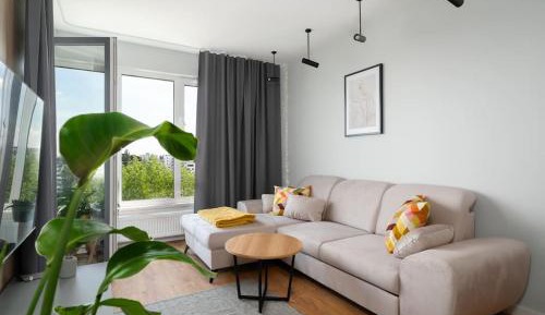 Deluxe One-Bedroom Apartment with City View