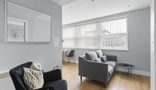 Deluxe One-Bedroom Apartment with City View