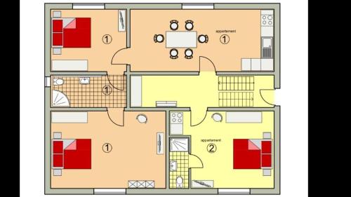 Apartment with Shower