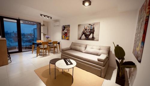 Deluxe One-Bedroom Apartment with City View