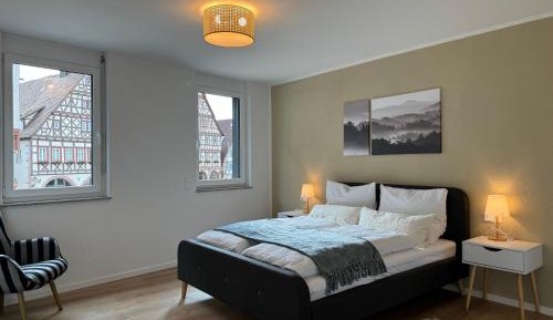 One-Bedroom Apartment with Balcony and City View