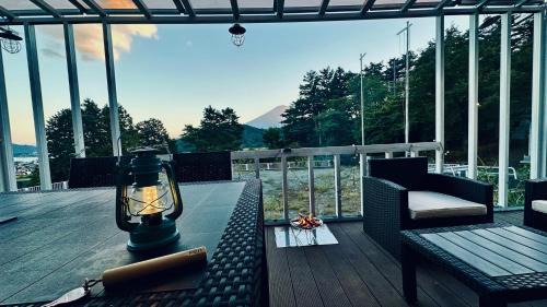 Container House with Mt. Fuji view