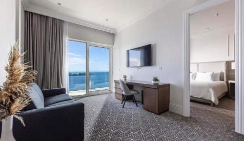 Luxury Suite with Balcony and Sea View