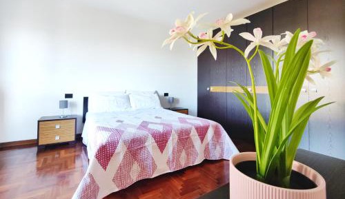 One-Bedroom Apartment with Balcony and Mountain View  