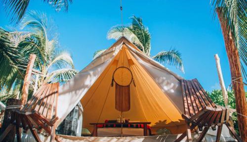 Oceanfront Platform Tent