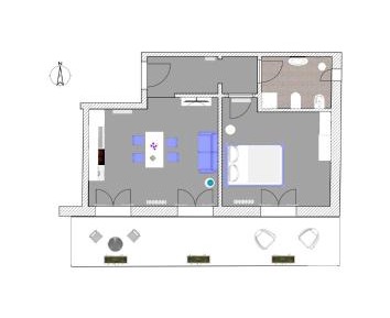 Apartment with Balcony