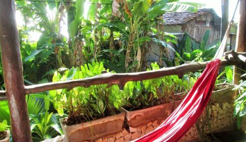 Budget Double Room with Balcony and Garden View