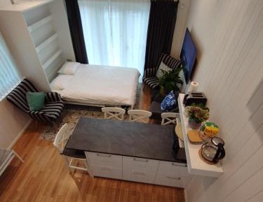 Studio with Balcony