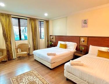 Family Room with City View