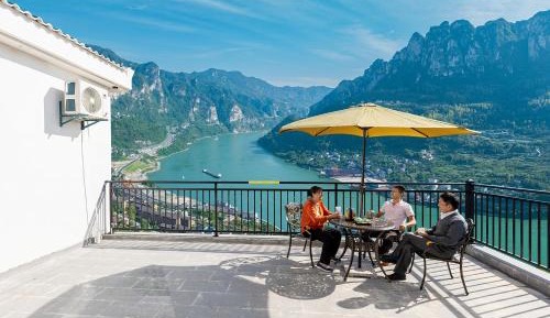 River View Deluxe Double Double Room with large terrace