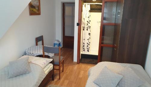 Twin Room with Private External Bathroom and Mountain View