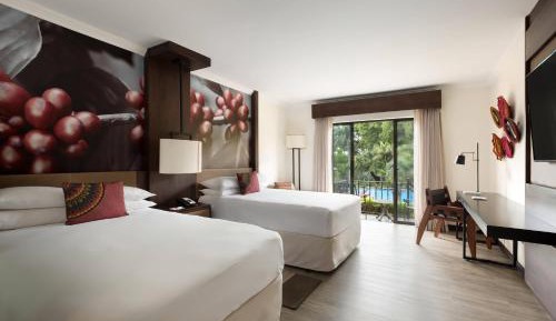 Guest room, 2 Double, Ground floor, Pool access