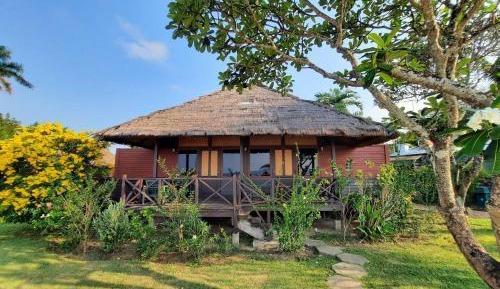 Two-Bedroom Bungalow with Garden View