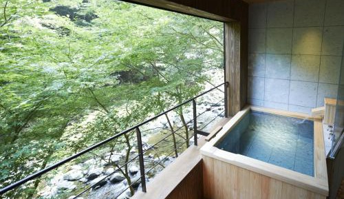 Japanese-Style Room with Open-Air Bath