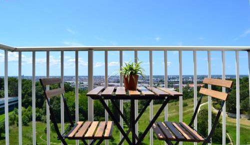 Studio with Balcony
