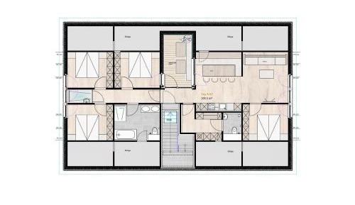 Apartment with Mountain View