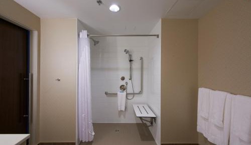 King Room - Hearing Accessible - Roll-in Shower
