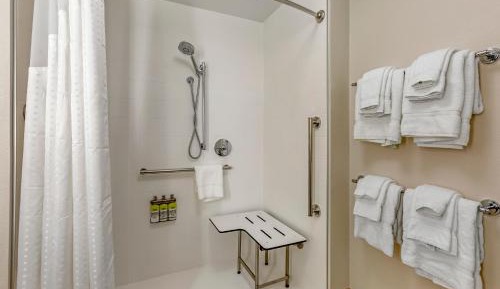 Standard Queen Room with Two Queen Beds and Roll-In Shower - Mobility Access