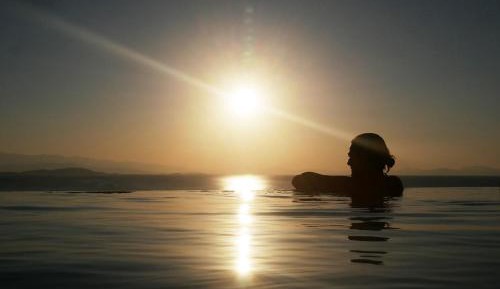 Villa with pool and panorama sea view