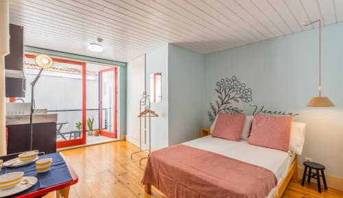 Studio with Balcony